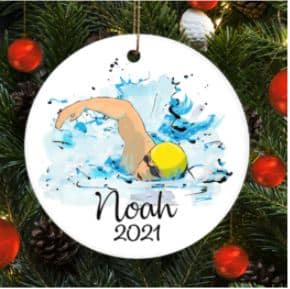 Swimming ornament Swimming ornament gifts for swimmers