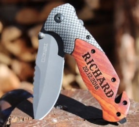 Engraved Pocket Knife Best gifts for deployed military service members