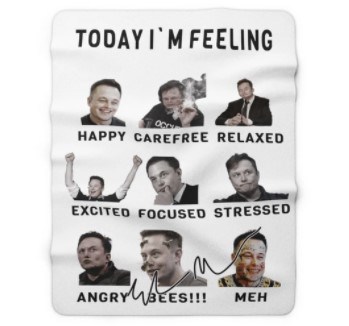 elon musk funny blanket Gifts for Tesla Lovers hey prezzie