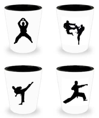 Karate Gift Ideas shot glass min