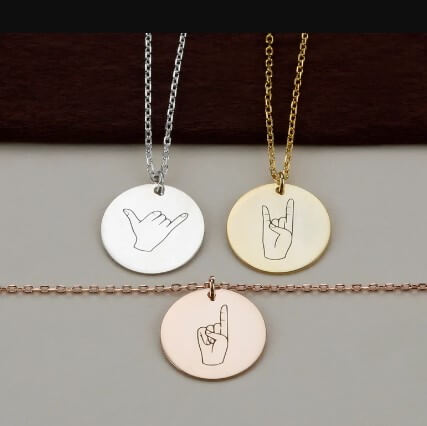 gesture necklace mug Gifts To Cheer Up A Friend