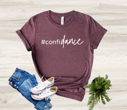 gifts for ballet dancers confidance t shirt