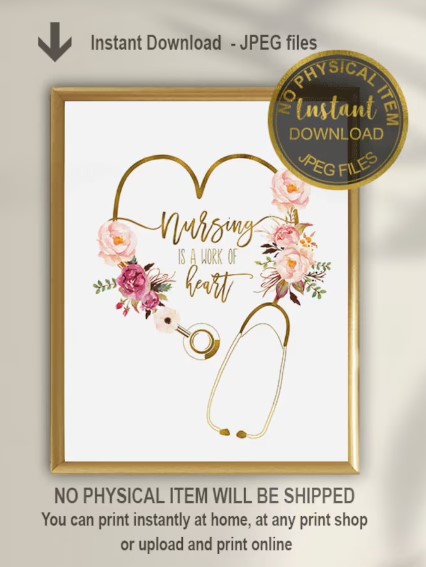 office print gifts for nurse practitioner 1